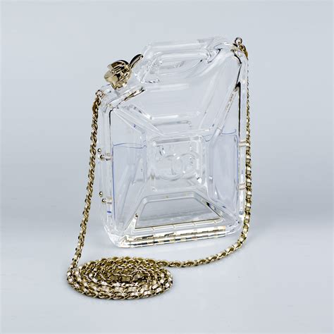 chanel plexiglass jerrycan minaudiere price|Chanel minaudiere black.